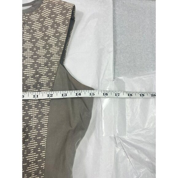 Addison Women's Light Grey & White Short Dress - Picture 4 of 5